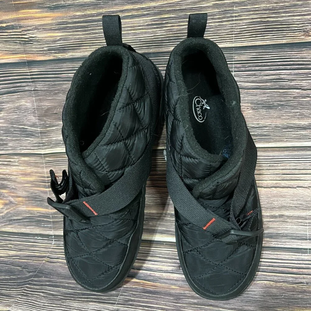 Chaco Ramble Puff Men's Black Slip On‎ Ankle Shoes